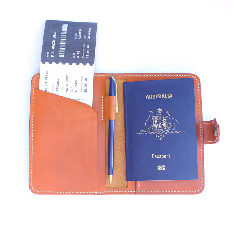 Passport Case/Wallet, Tan