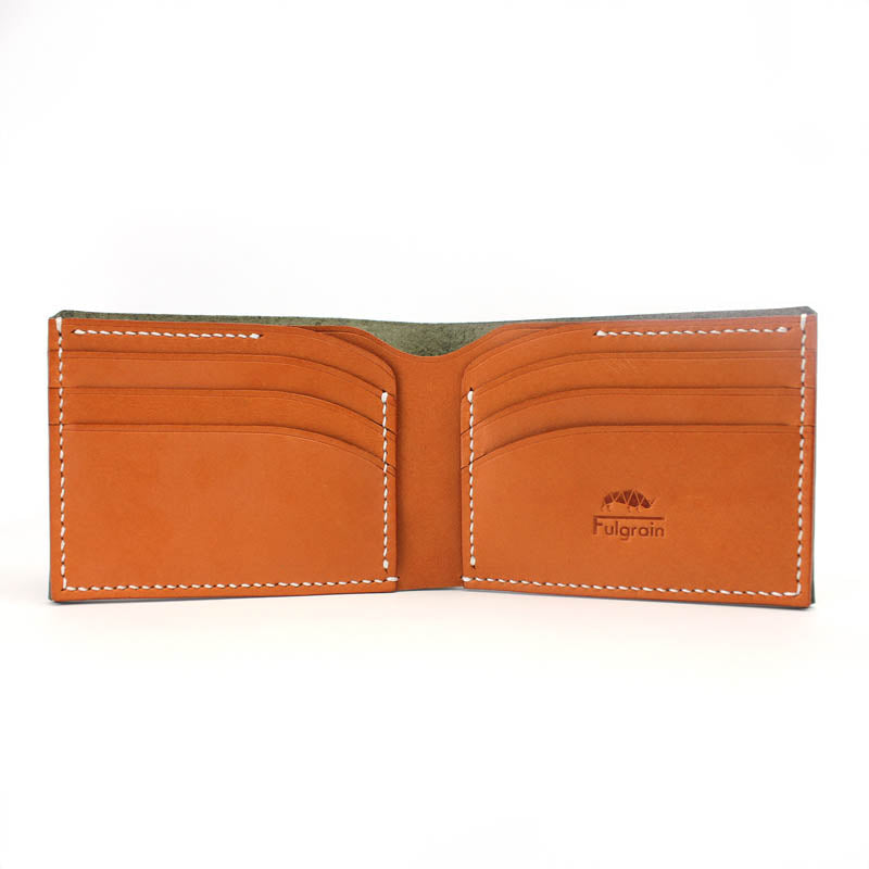 The Bravon Wallet, Olive + Tan