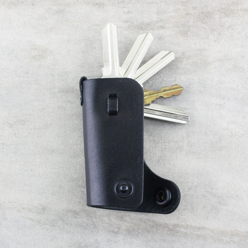 Leather Key Case, Black