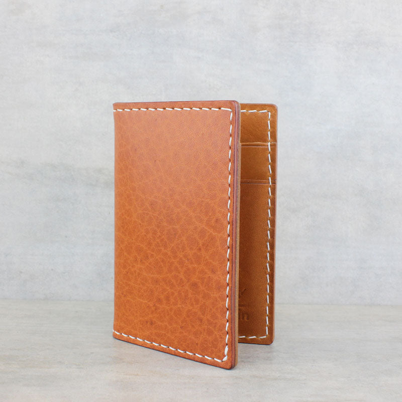 Vertical Cardholder/Wallet, Tan