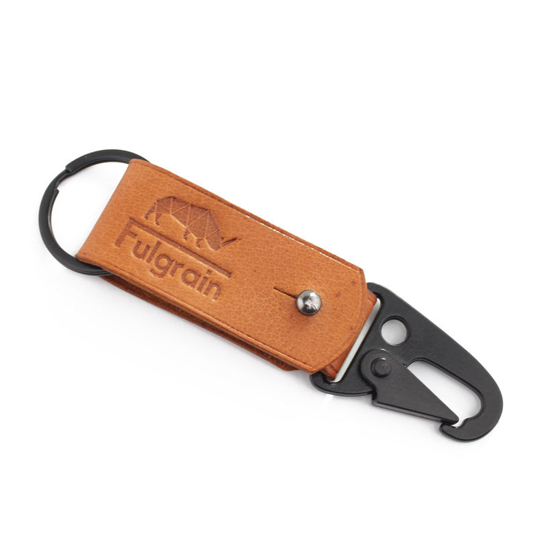 Leather Key Fob, Tan